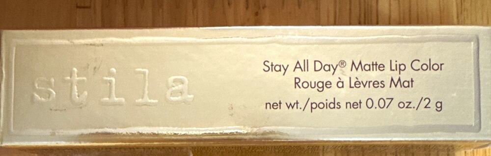 stila Stay All Day Matte Lip Color Lipstick Stick Long Lasting, Travel 0.07 oz